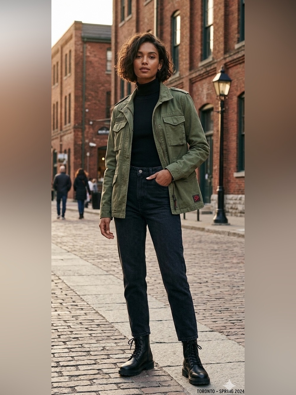 Superdry Green Military  Jacket Size Small